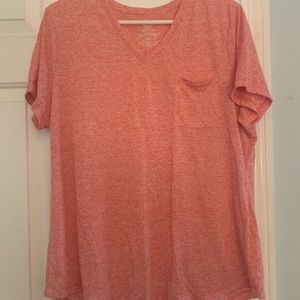 Women’s Faded Glory Coral Pocket Tee